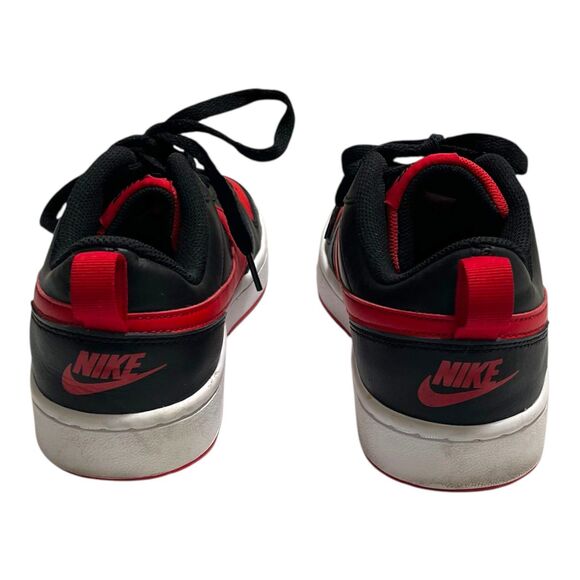 Nike Court Borough Low Size 7Y, Women's 8.5, Black Red BQ5448-007 - Picture 3 of 11